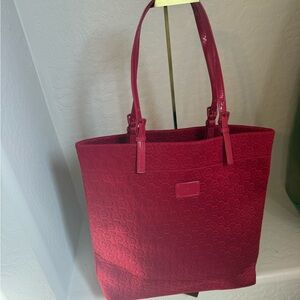Everything must go- moving sale. Make offers :) red Michael Kors tote